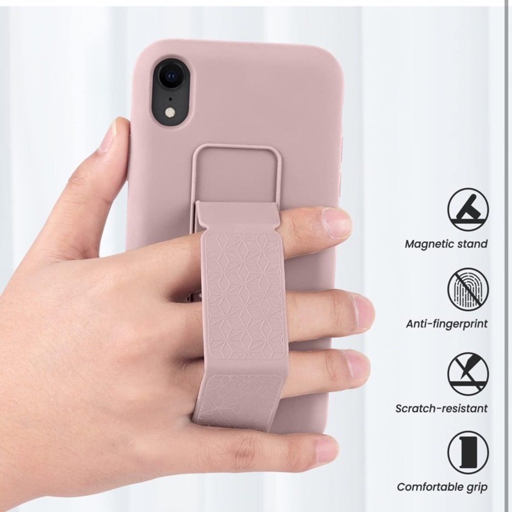 NEW Silicone iPhone XR Phone Case with Kickstand - Picture 7 of 10